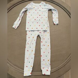 GAP Kids Pajama Set - White with Multicolor Print